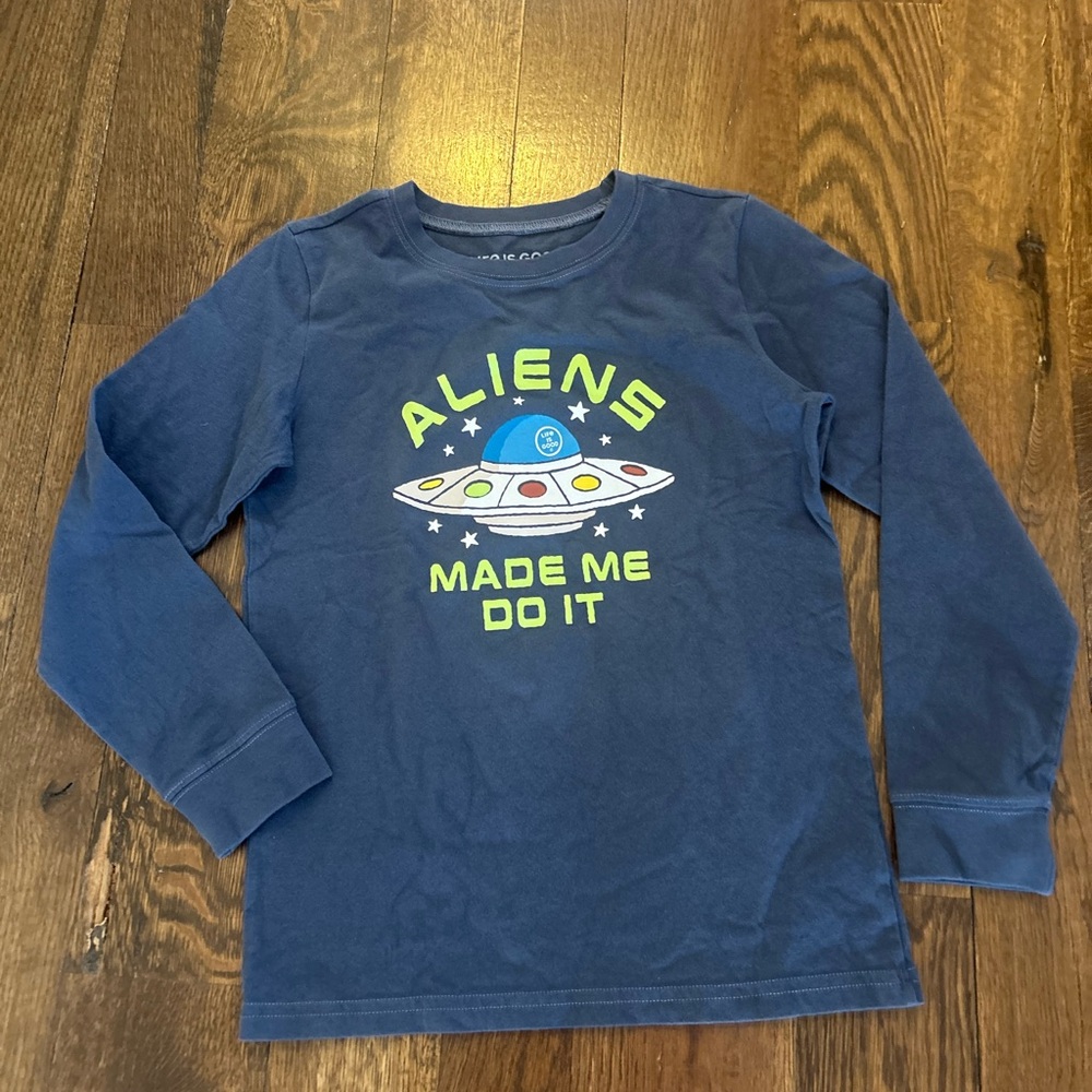 Life is good kids L long sleeve shirt